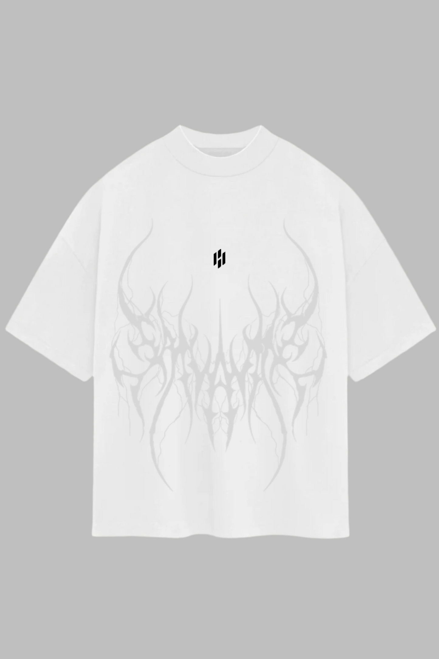 CONQUER OVERSIZED TEE—white