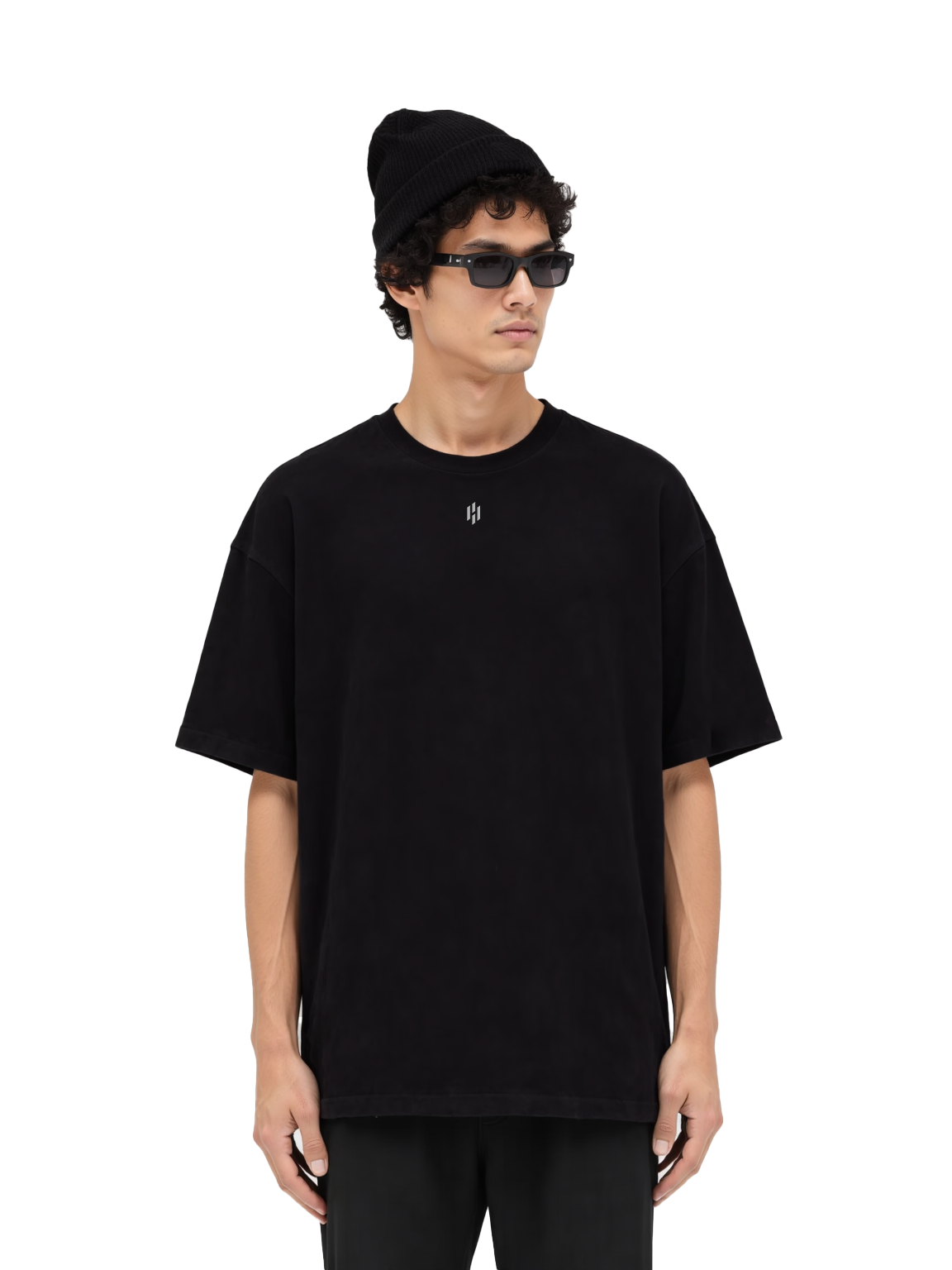EQUINOX OVERSIZED TEE GREY WASHED