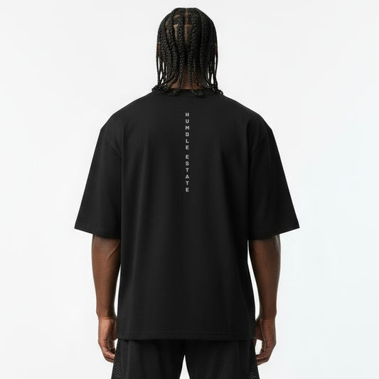 EQUINOX OVERSIZED TEE BLACK