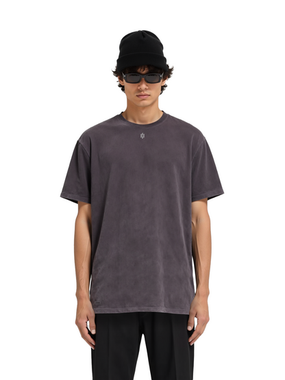 EQUINOX OVERSIZED TEE GREY WASHED