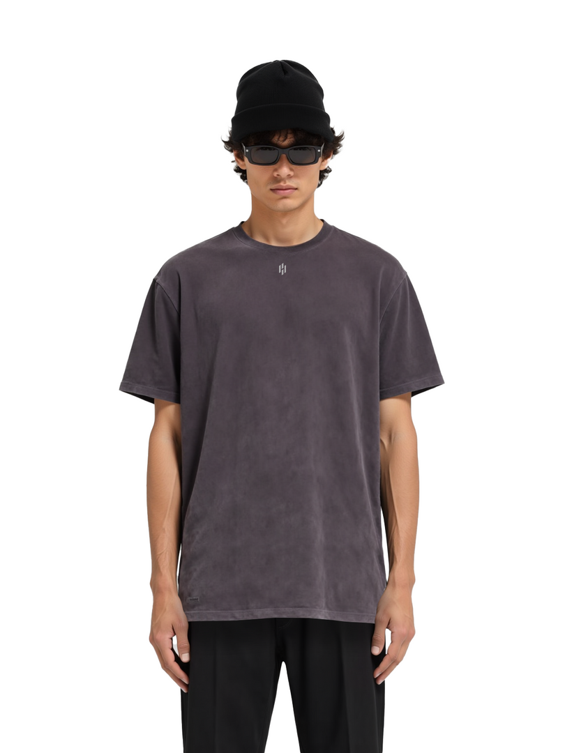 EQUINOX OVERSIZED TEE GREY WASHED
