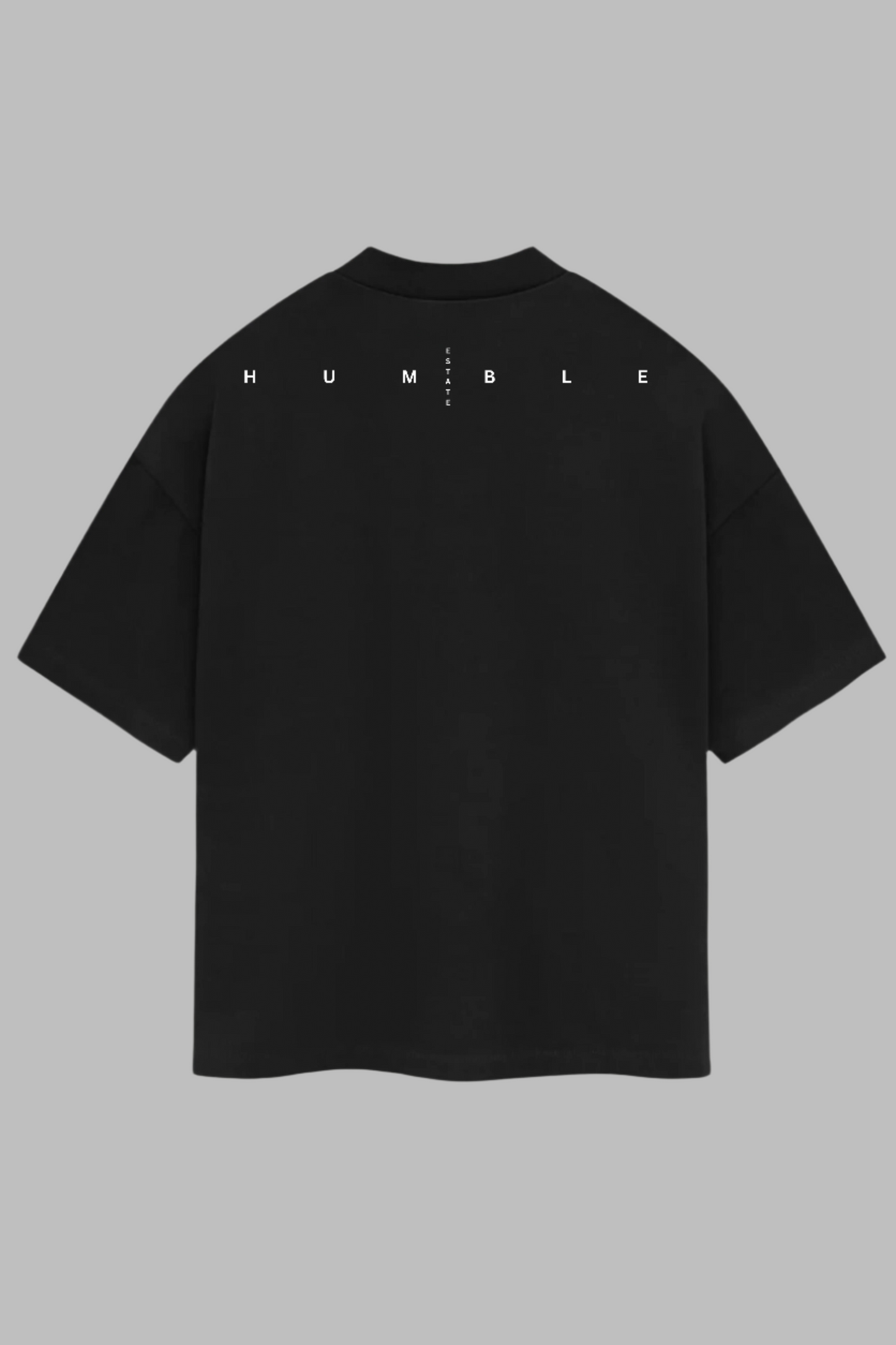BLACK SPINAL OVERSIZED TEE