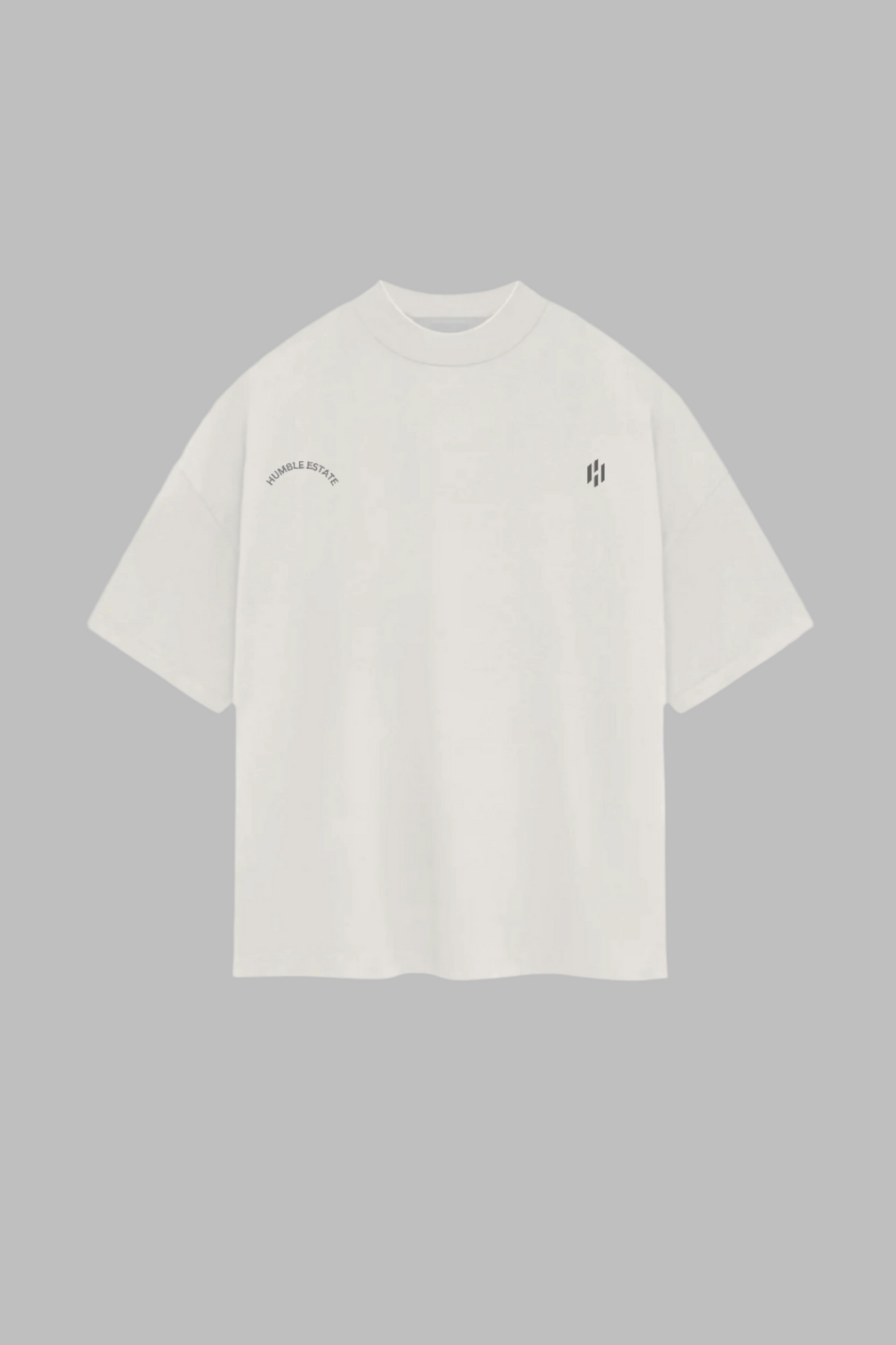 athletica oversized tee—white