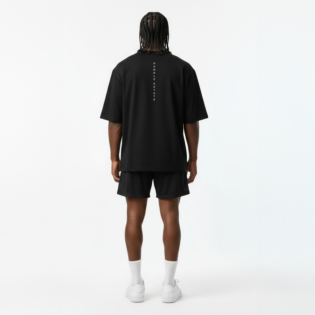 EQUINOX OVERSIZED TEE BLACK