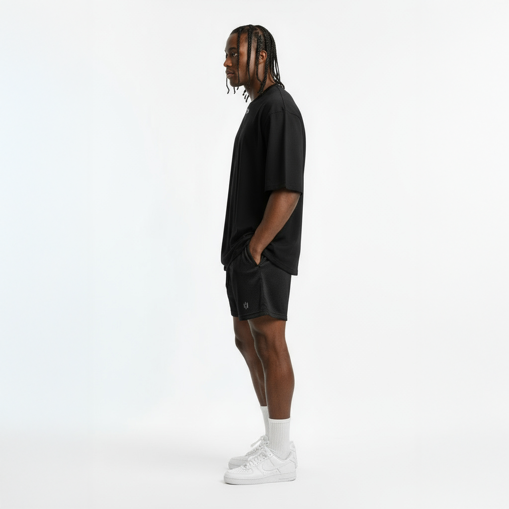 EQUINOX OVERSIZED TEE BLACK