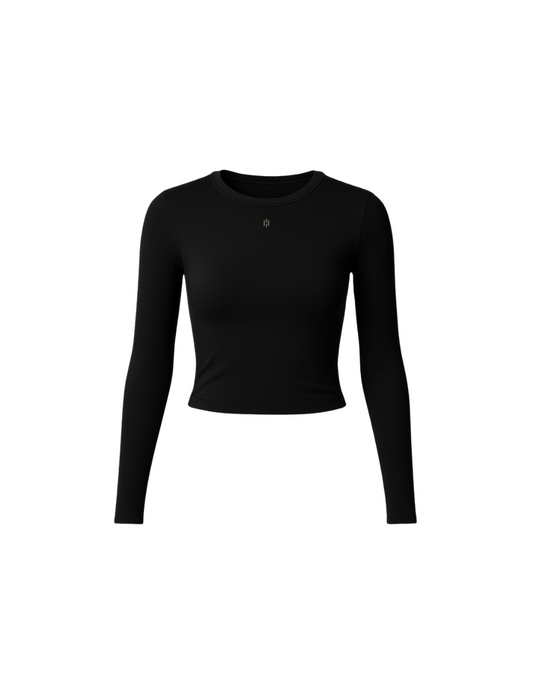 EQUINOX SEAMLESS LONG SLEEVE BLACK